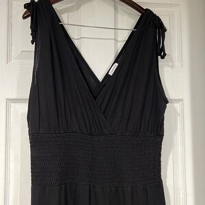 Black pant romper size XL